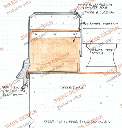 Overflow Scupper at Concrete Decks — watermarked preview