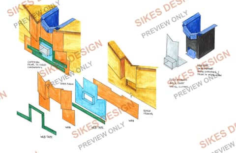 Hidden Cavity Scupper Detail — watermarked preview