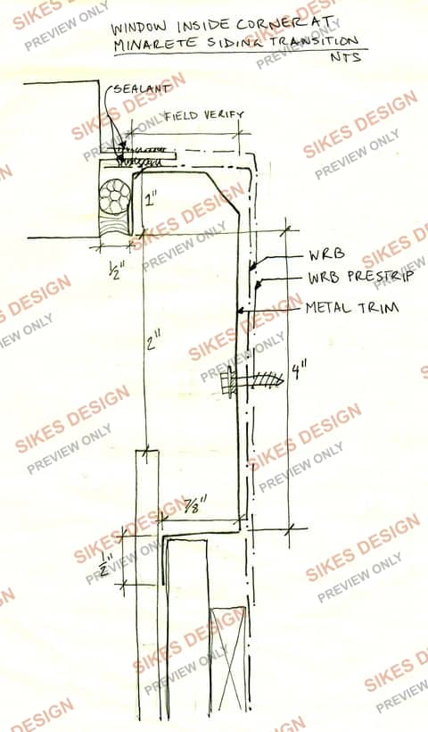 Window Inside Corner at Siding Transition — watermarked preview