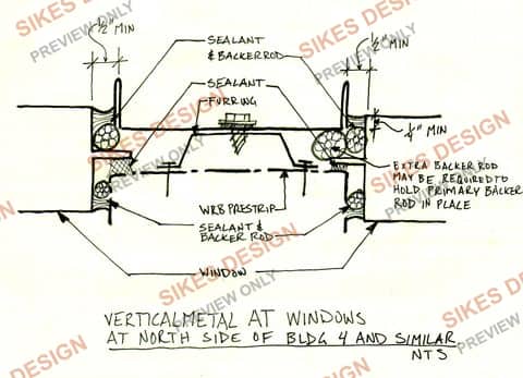 Vertical Metal Joint at Windows — watermarked preview
