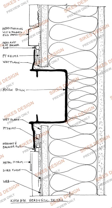 Knox Box Head + Sill Detail — watermarked preview