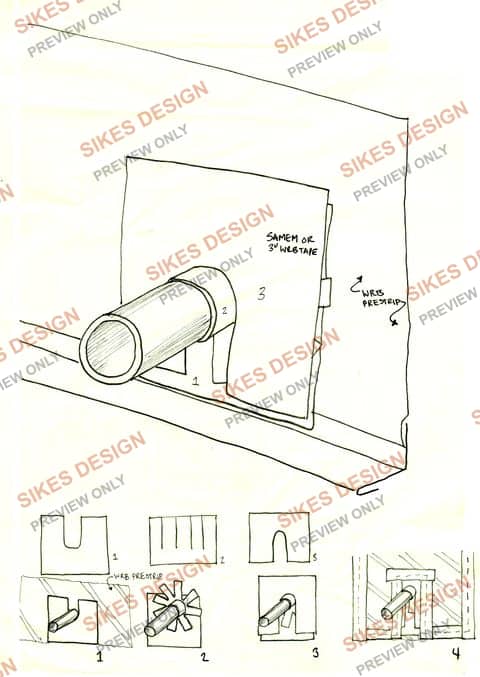 Peel-and-Stick Pipe Penetration Detail — Step-by-Step — watermarked preview