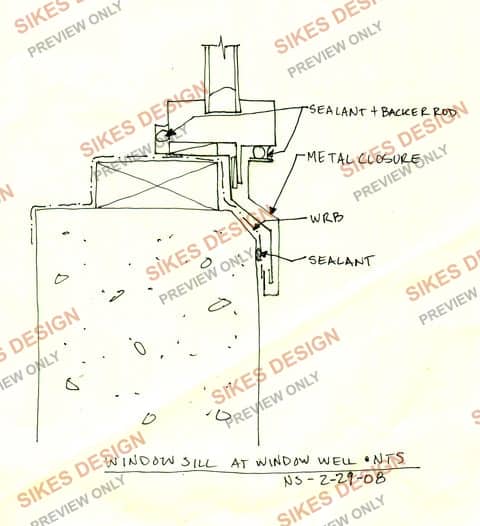 Sill at Window Well — watermarked preview