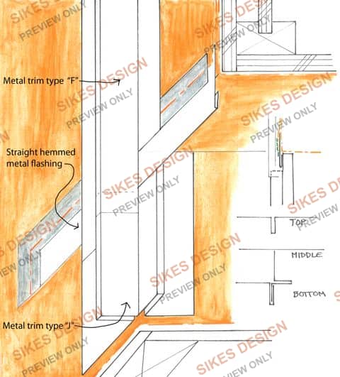 Outside Corner Metal Trim Detail — watermarked preview