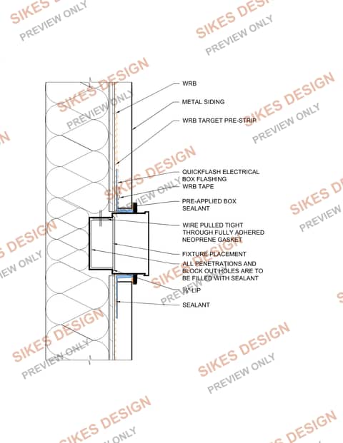 Electrical Box Detail — Metal Siding — watermarked preview