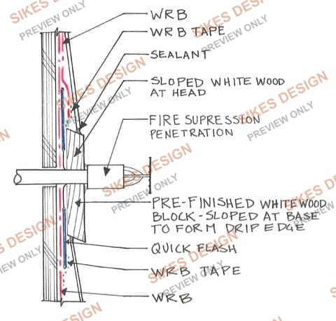 Fire Suppression Penetration Detail — watermarked preview